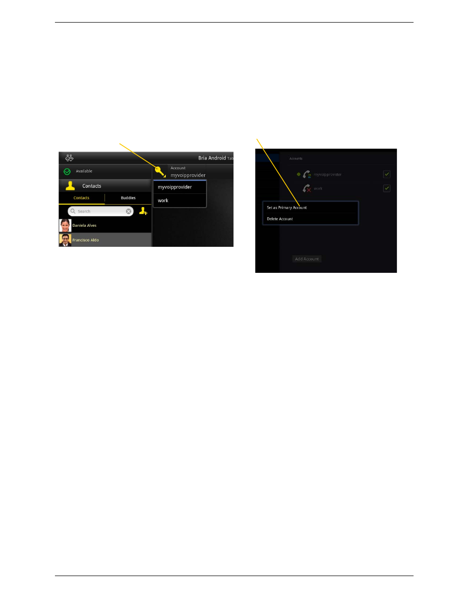 CounterPath Bria Android Tablet Edition 2.0 User Guide User Manual | Page 10 / 60
