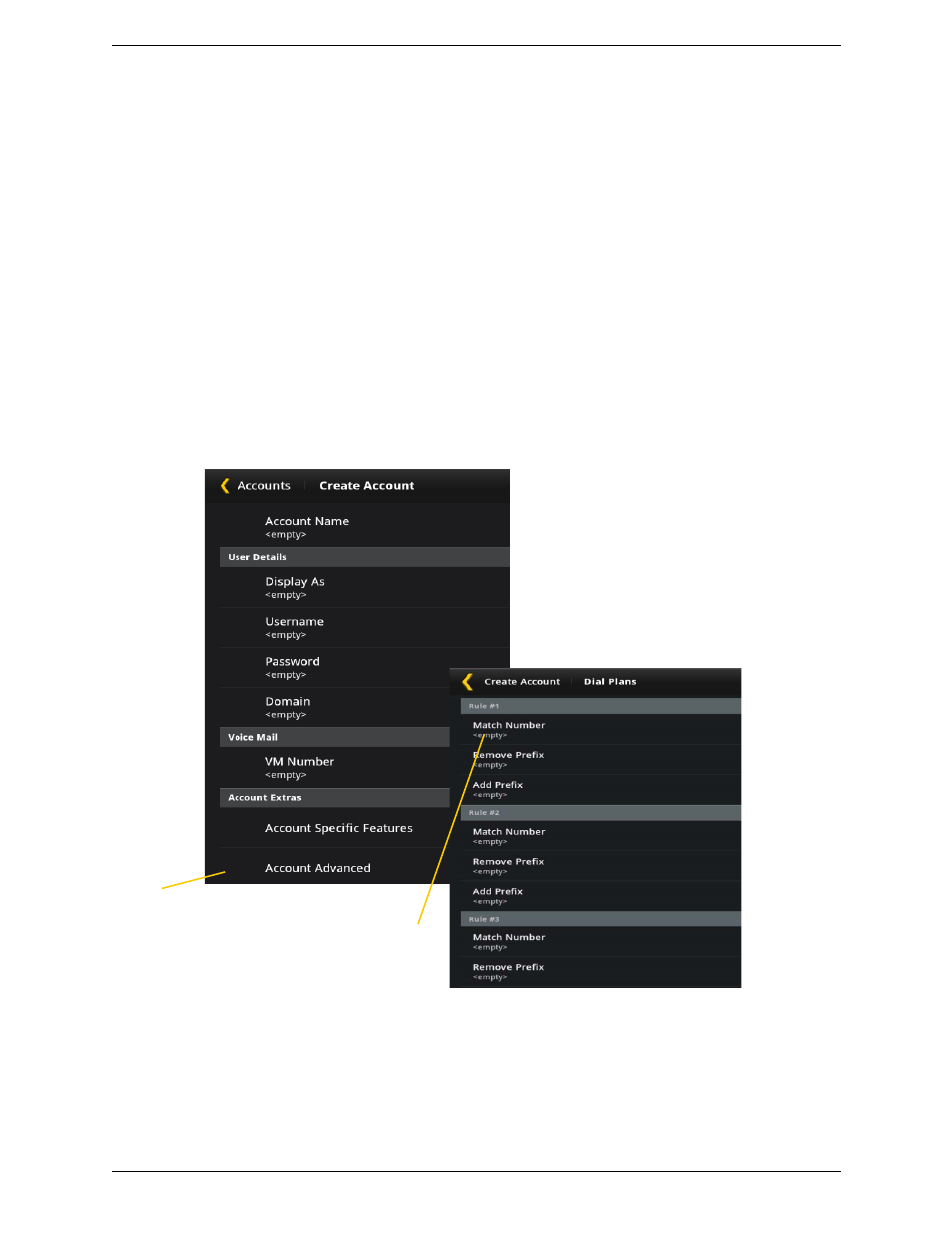 B dial plans, Setting up dial plans | CounterPath Bria Android Tablet Edition 2.0 User Guide User Manual | Page 58 / 60