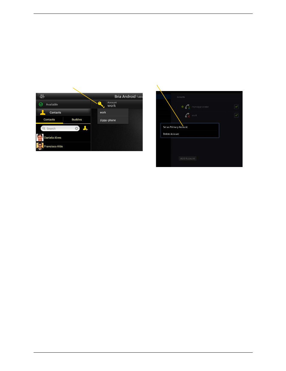CounterPath Bria Android Tablet Edition 1.2 User Guide User Manual | Page 10 / 52