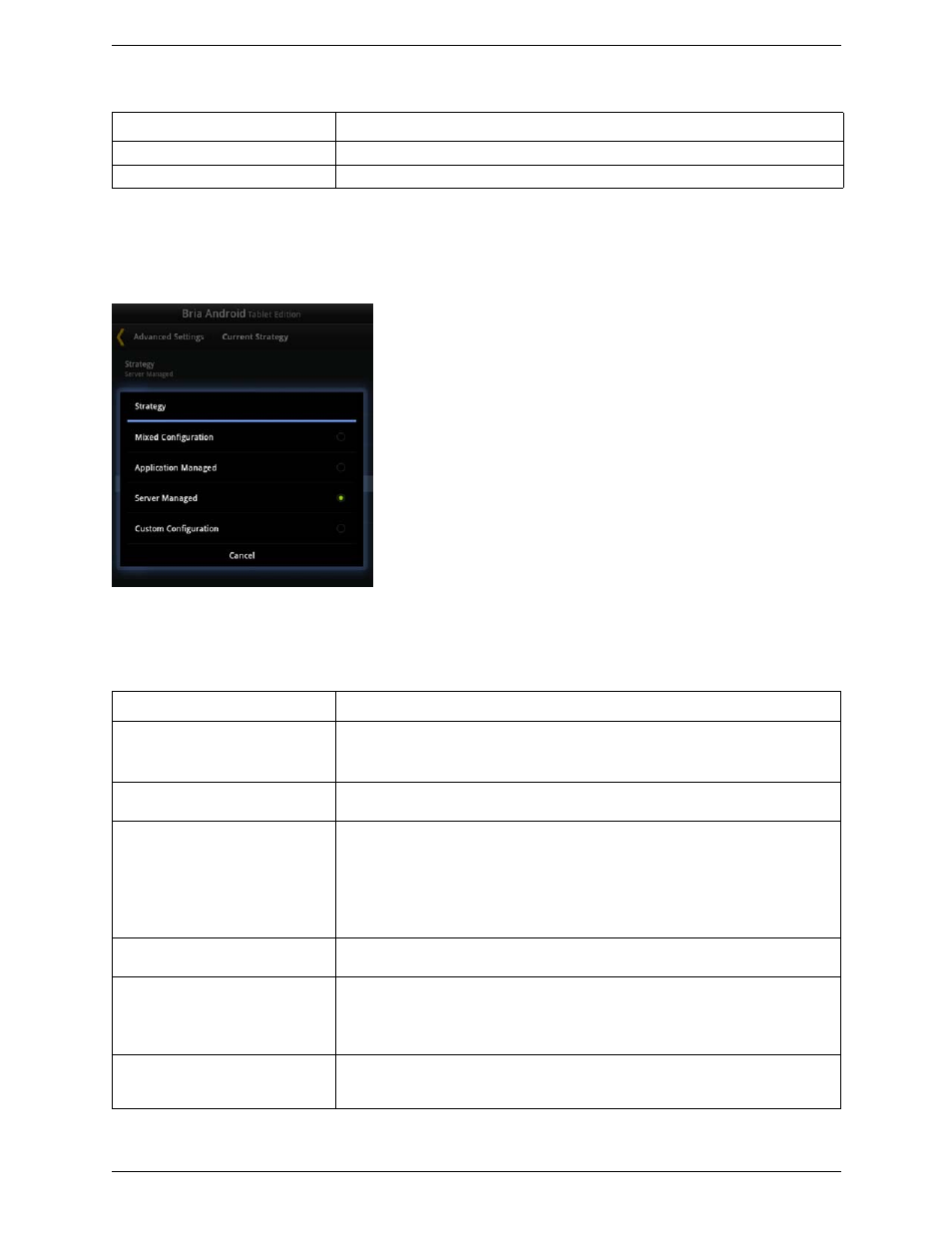 Network traversal strategy | CounterPath Bria Android Tablet Edition 1.1 User Guide User Manual | Page 45 / 52