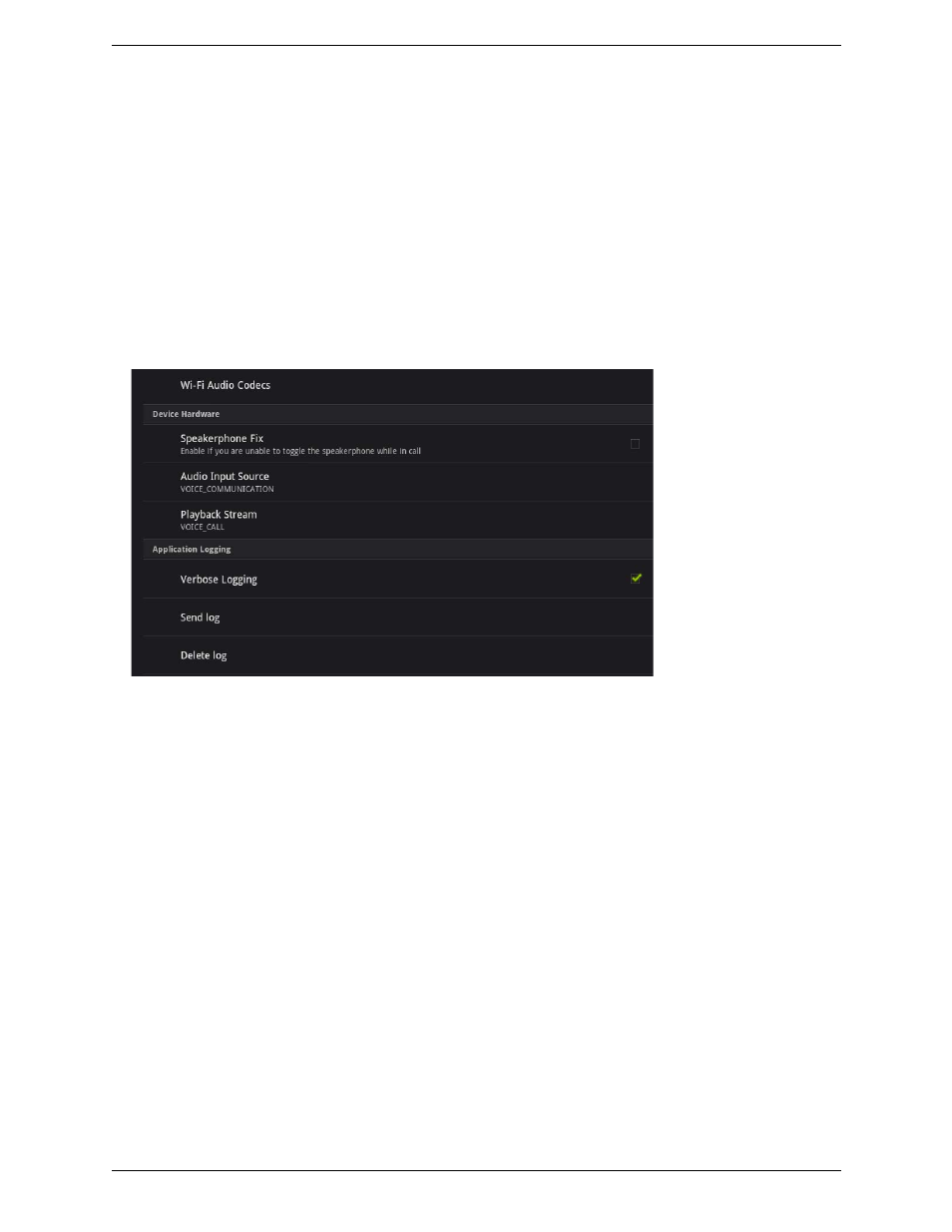 A troubleshooting | CounterPath Bria Android Tablet Edition 1.1 User Guide User Manual | Page 48 / 52