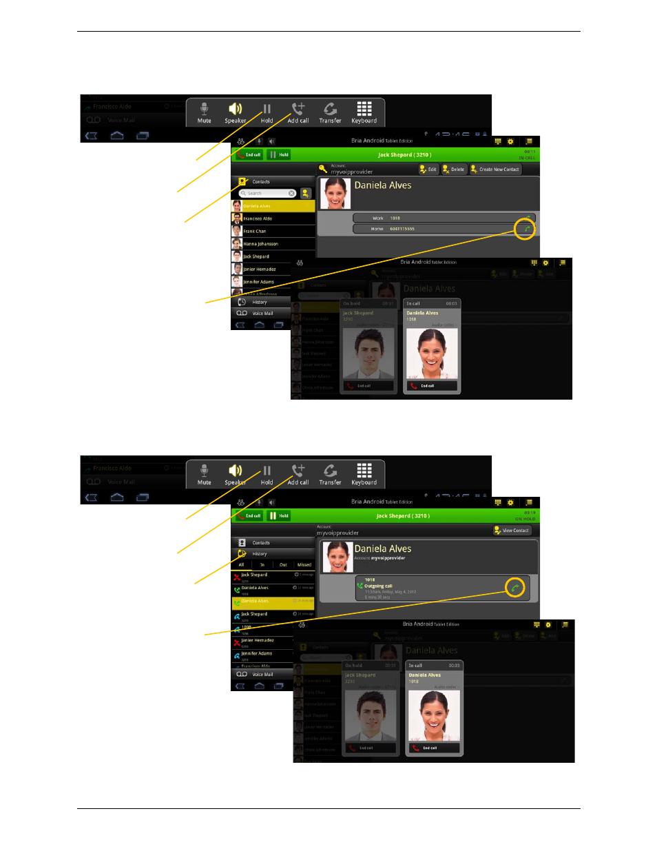 CounterPath Bria Android Tablet Edition 1.0.3 User Guide User Manual | Page 16 / 36