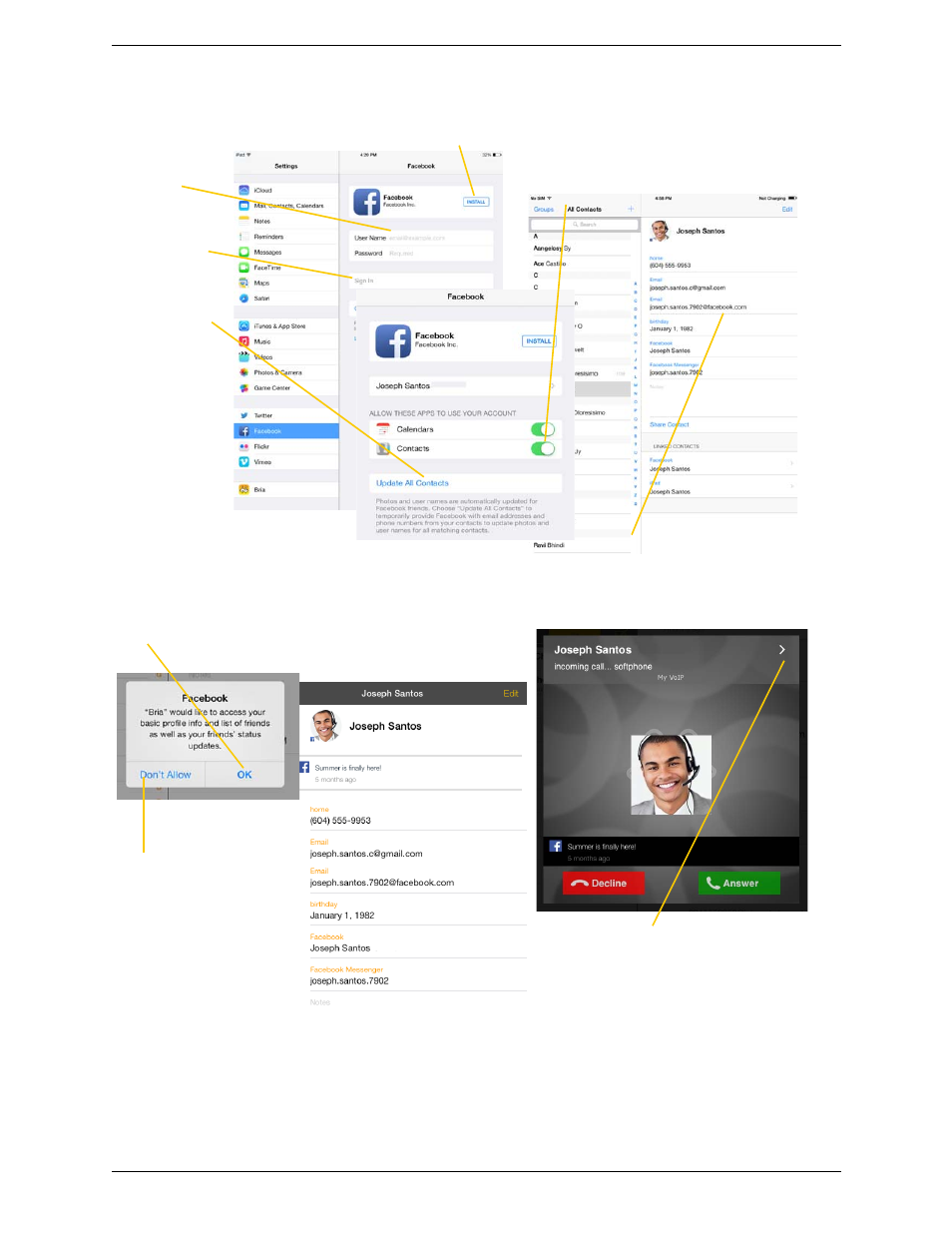 CounterPath Bria iPad Edition 3.0 User Guide User Manual | Page 15 / 80