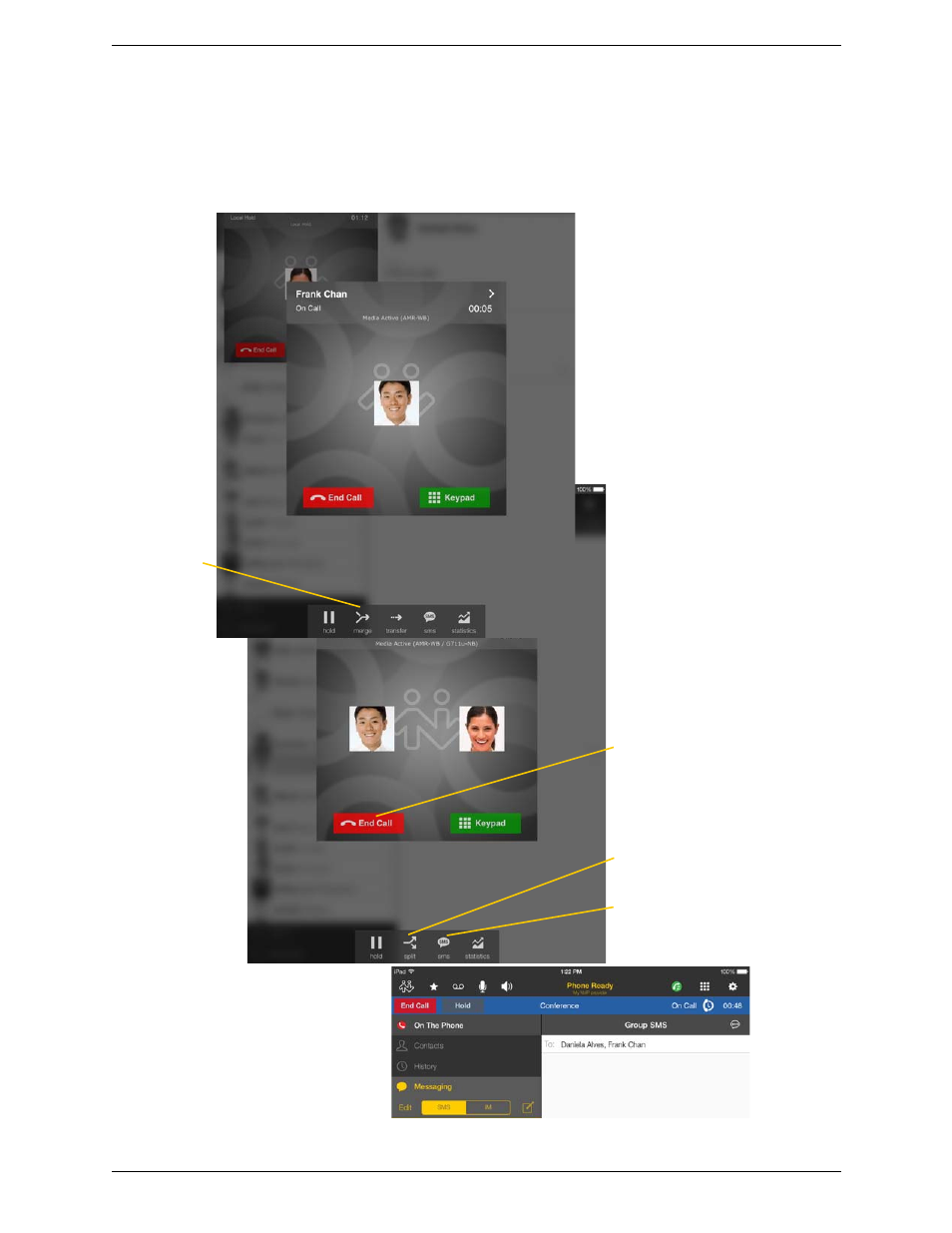 11 conference call, Conference call | CounterPath Bria iPad Edition 3.0 User Guide User Manual | Page 31 / 80