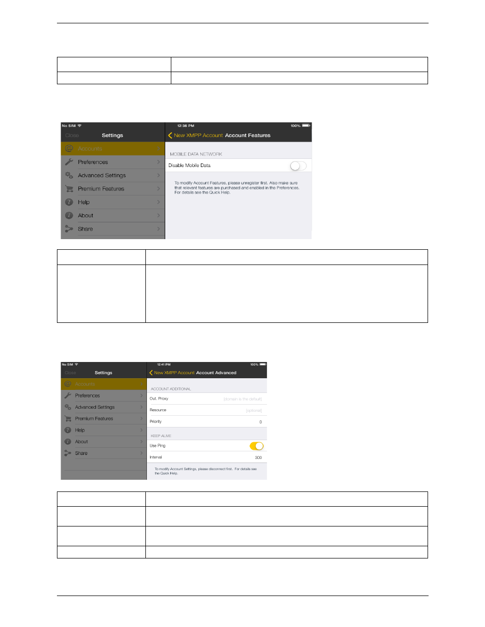 CounterPath Bria iPad Edition 3.0 User Guide User Manual | Page 59 / 80