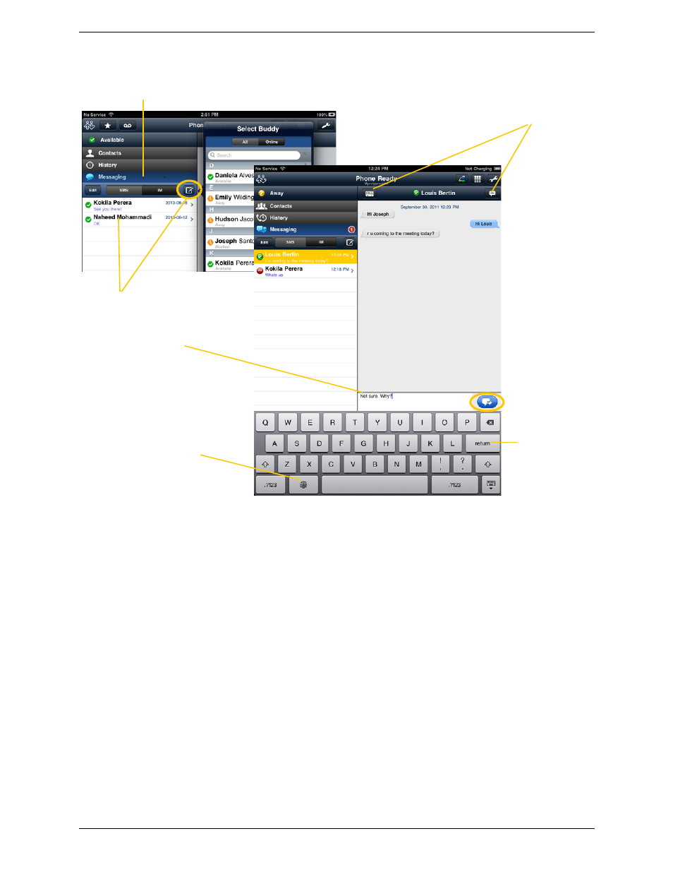 CounterPath Bria iPad Edition 2.5 User Guide User Manual | Page 36 / 78