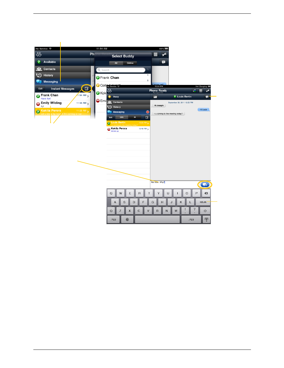 CounterPath Bria iPad Edition 2.0 User Guide User Manual | Page 36 / 70