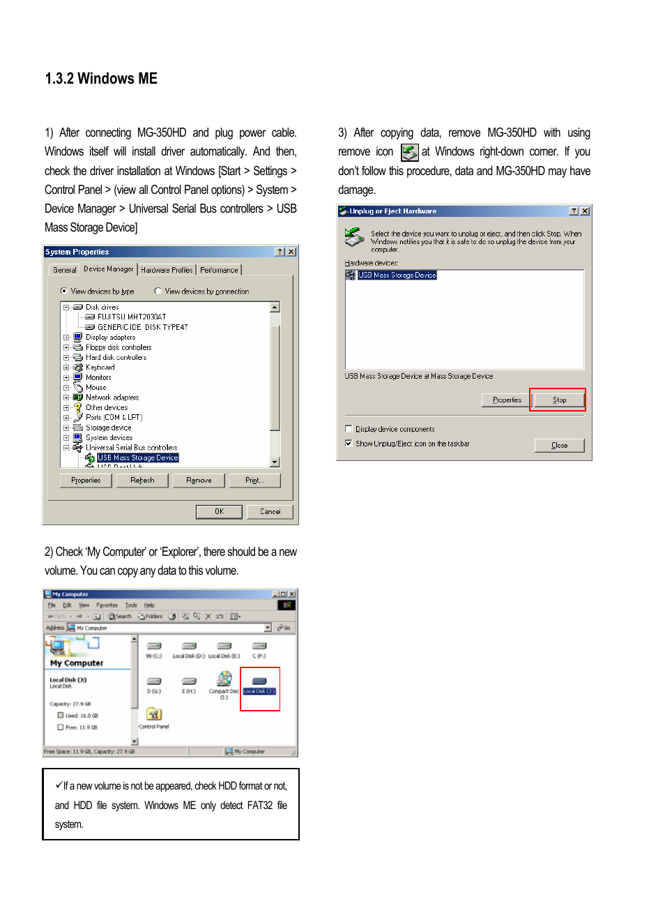 2 windows me | AL Tech MEDIAGATE MG-350HD User Manual | Page 21 / 107