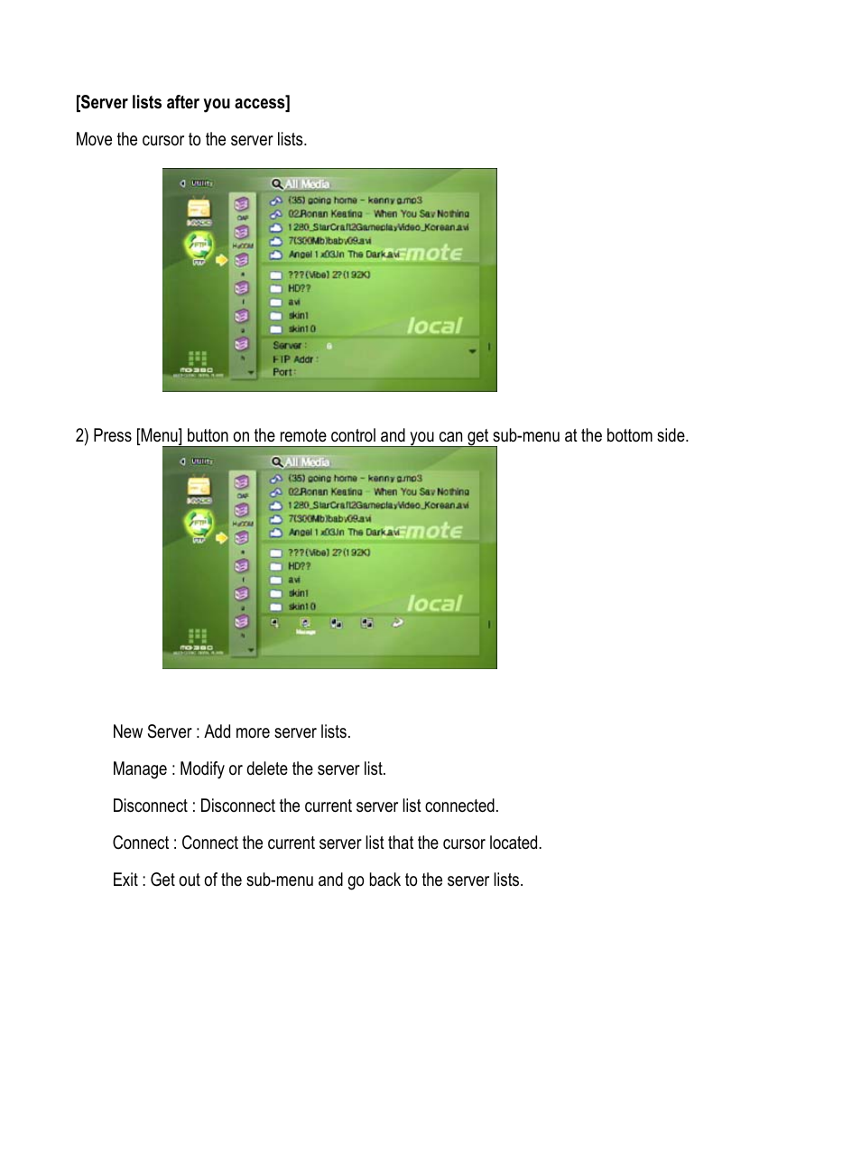 AL Tech MEDIAGATE MG-350HD User Manual | Page 80 / 107