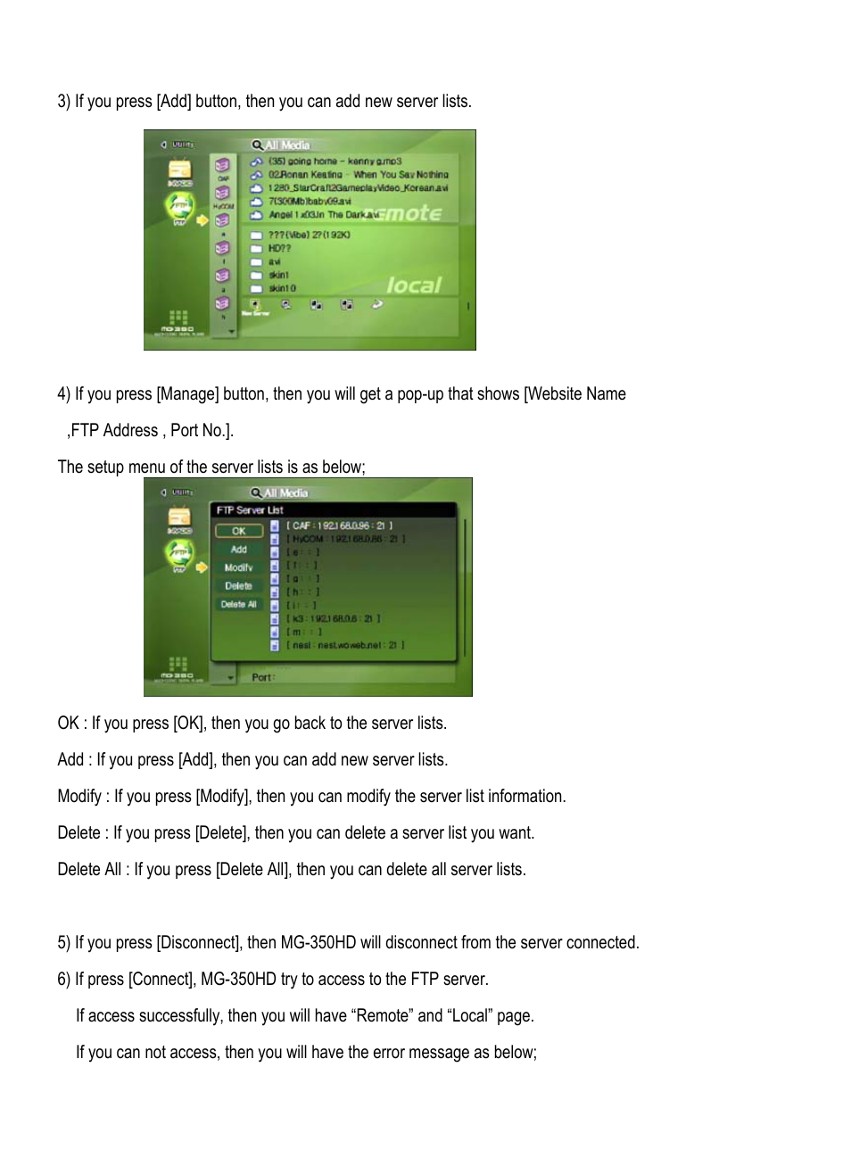 AL Tech MEDIAGATE MG-350HD User Manual | Page 81 / 107