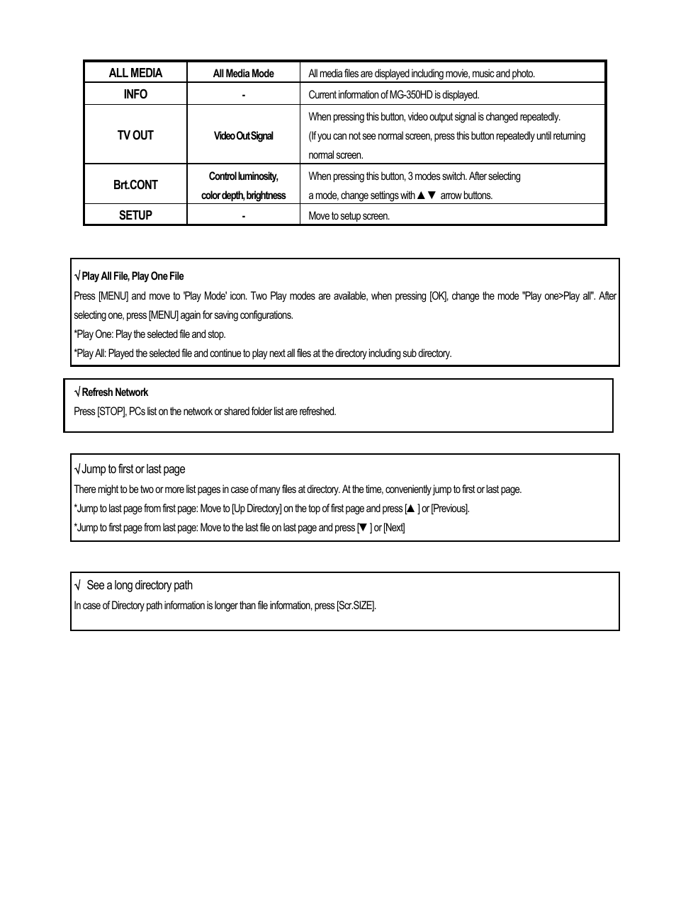 AL Tech MEDIAGATE MG-350HD User Manual | Page 96 / 107