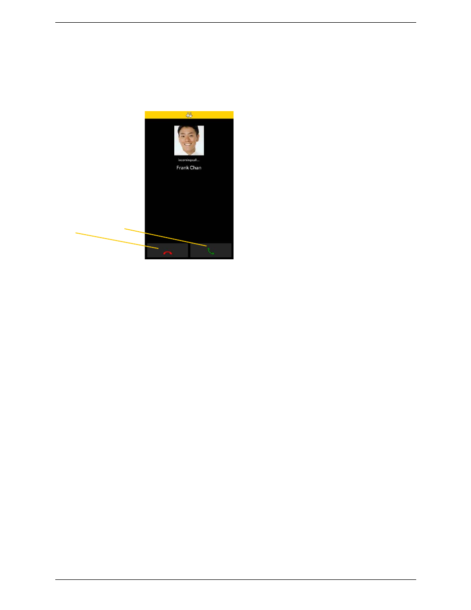 4 handling incoming calls, Handling incoming calls | CounterPath Bria BlackBerry Edition User Guide User Manual | Page 15 / 44