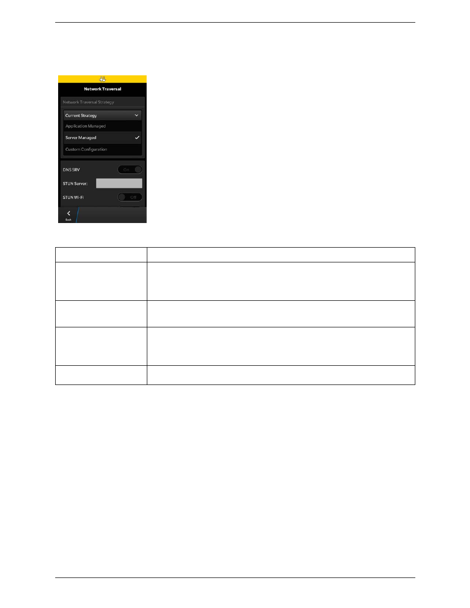 Network traversal strategy | CounterPath Bria BlackBerry Edition User Guide User Manual | Page 33 / 44
