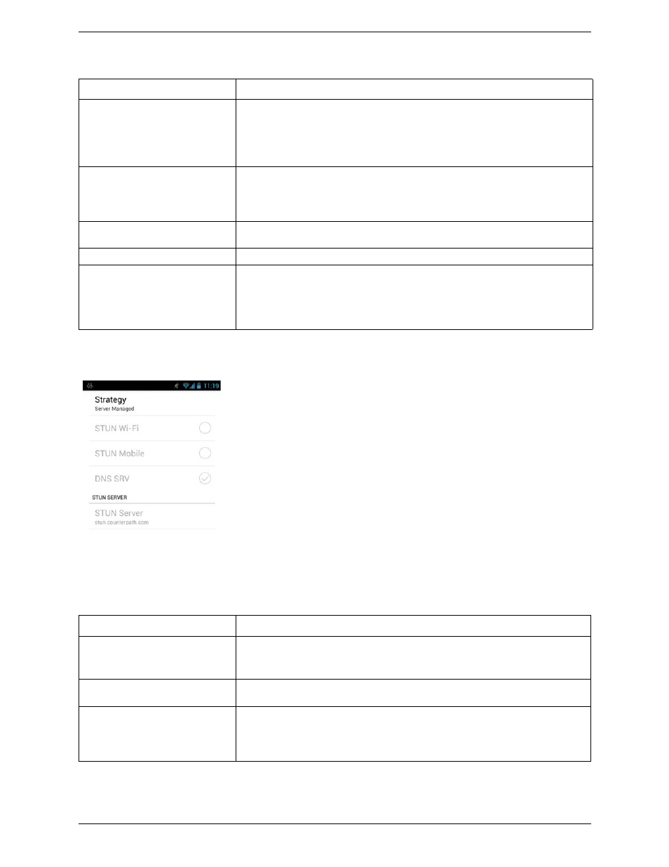 Network traversal strategy | CounterPath Bria Android Edition 3.1 User Guide User Manual | Page 64 / 74