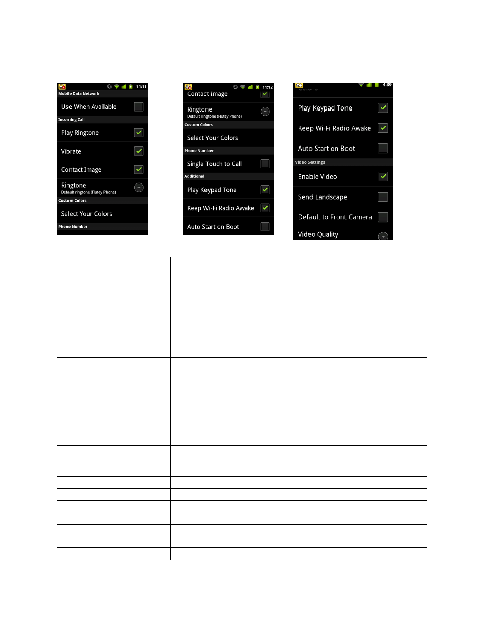 2 preferences, Preferences | CounterPath Bria Android Edition 2.2 User Guide User Manual | Page 50 / 60