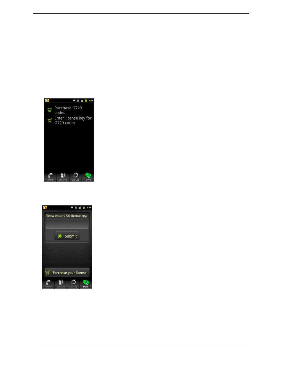 4 premium features, Premium features | CounterPath Bria Android Edition 1.1.9 User Guide User Manual | Page 35 / 40