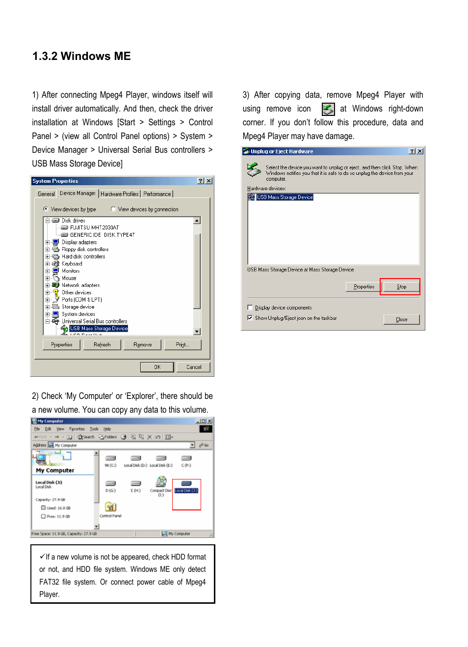 2 windows me | AL Tech Portable MPEG Player User Manual | Page 15 / 36