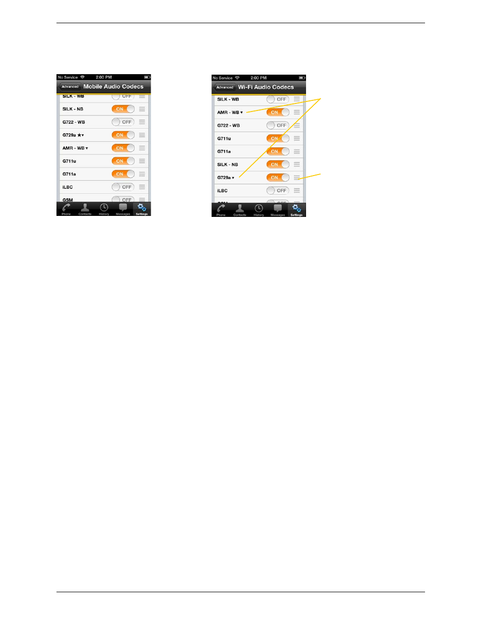 CounterPath Bria iPhone Edition 2.4.2 User Guide User Manual | Page 59 / 72