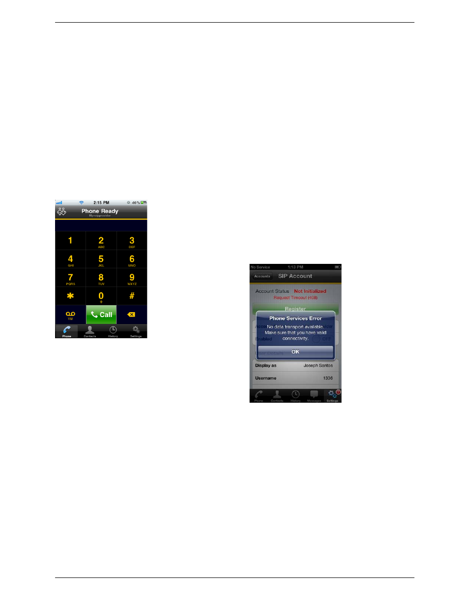 3 making phone calls, 1 starting and quitting bria, Making phone calls | Starting and quitting bria, 3making phone calls | CounterPath Bria iPhone Edition 2.2 User Guide User Manual | Page 13 / 64