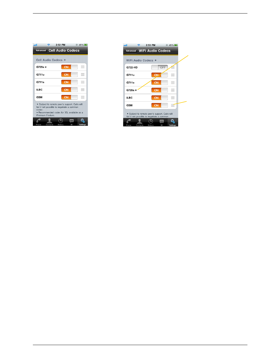 CounterPath Bria iPhone Edition 1.3.3 User Guide User Manual | Page 49 / 58