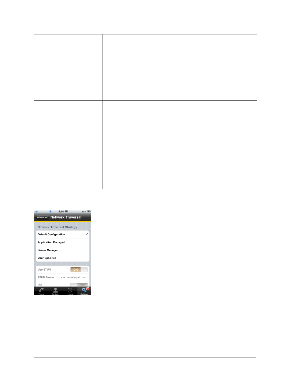 CounterPath Bria iPhone Edition 1.2.8 User Guide User Manual | Page 32 / 42
