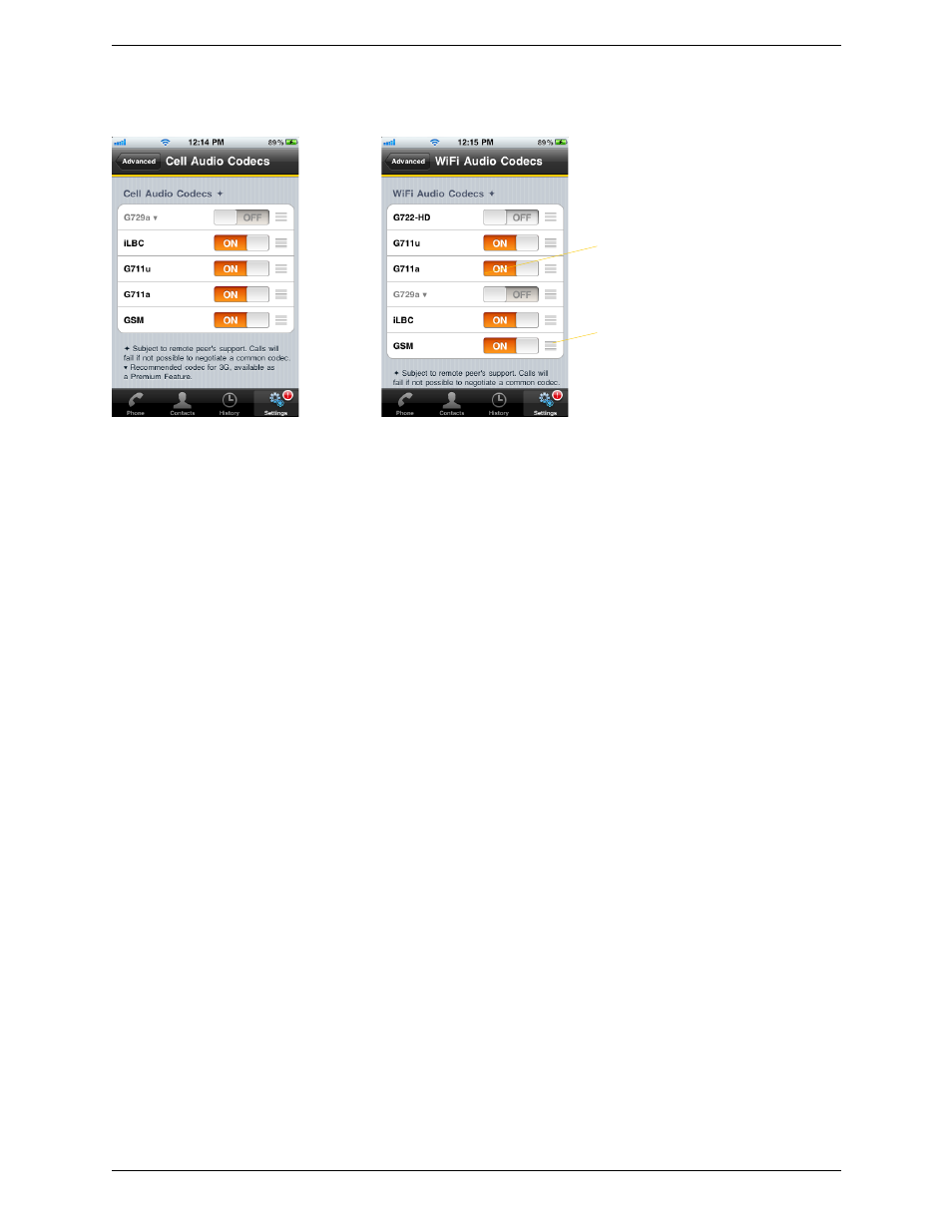 CounterPath Bria iPhone Edition 1.2.8 User Guide User Manual | Page 34 / 42