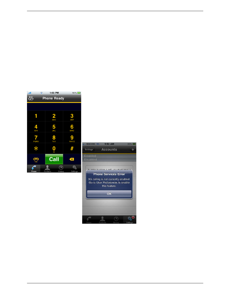 3 using bria, 1 starting and quitting bria, 2 multi-tasking with bria | Using bria, Starting and quitting bria multi-tasking with bria, 3using bria | CounterPath Bria iPhone Edition 1.2 User Guide User Manual | Page 11 / 38