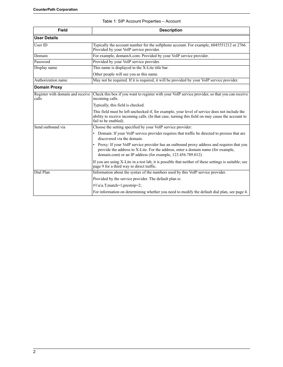 CounterPath X-Lite 4.7 for Windows User Guide User Manual | Page 40 / 66