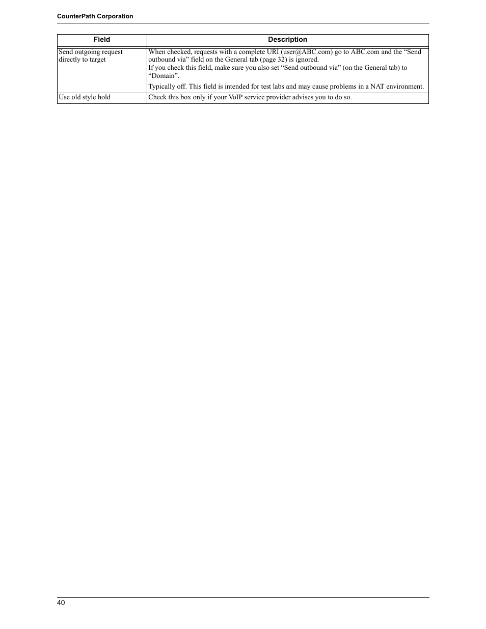 CounterPath X-Lite 4.7 for Mac User Guide User Manual | Page 44 / 61