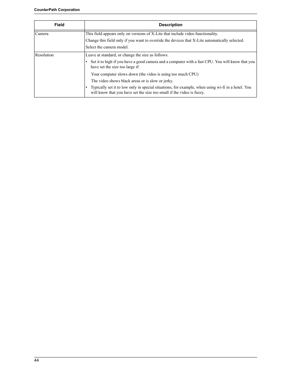 CounterPath X-Lite 4.7 for Mac User Guide User Manual | Page 48 / 61