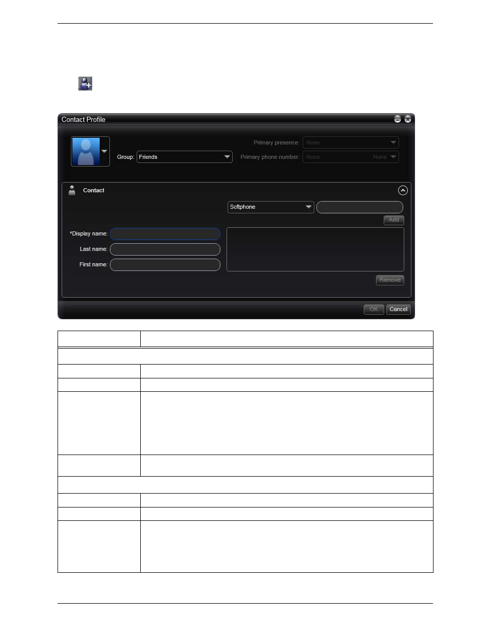 Managing contacts and groups | CounterPath X-Lite 4 for Windows User Guide User Manual | Page 24 / 62