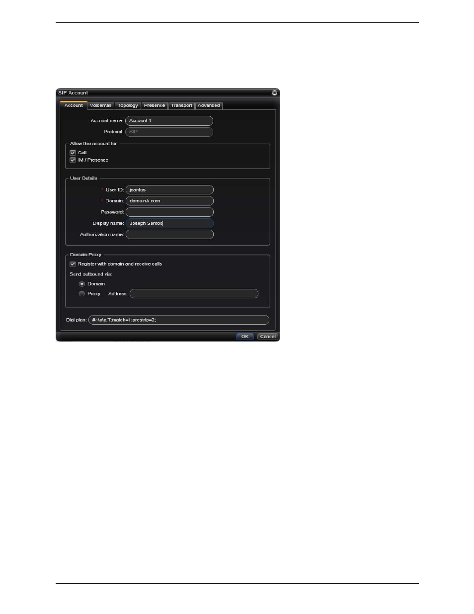 Setting up the account, Setting up for voicemail, Setting up a contact list | CounterPath X-Lite 4 for Windows User Guide User Manual | Page 9 / 62