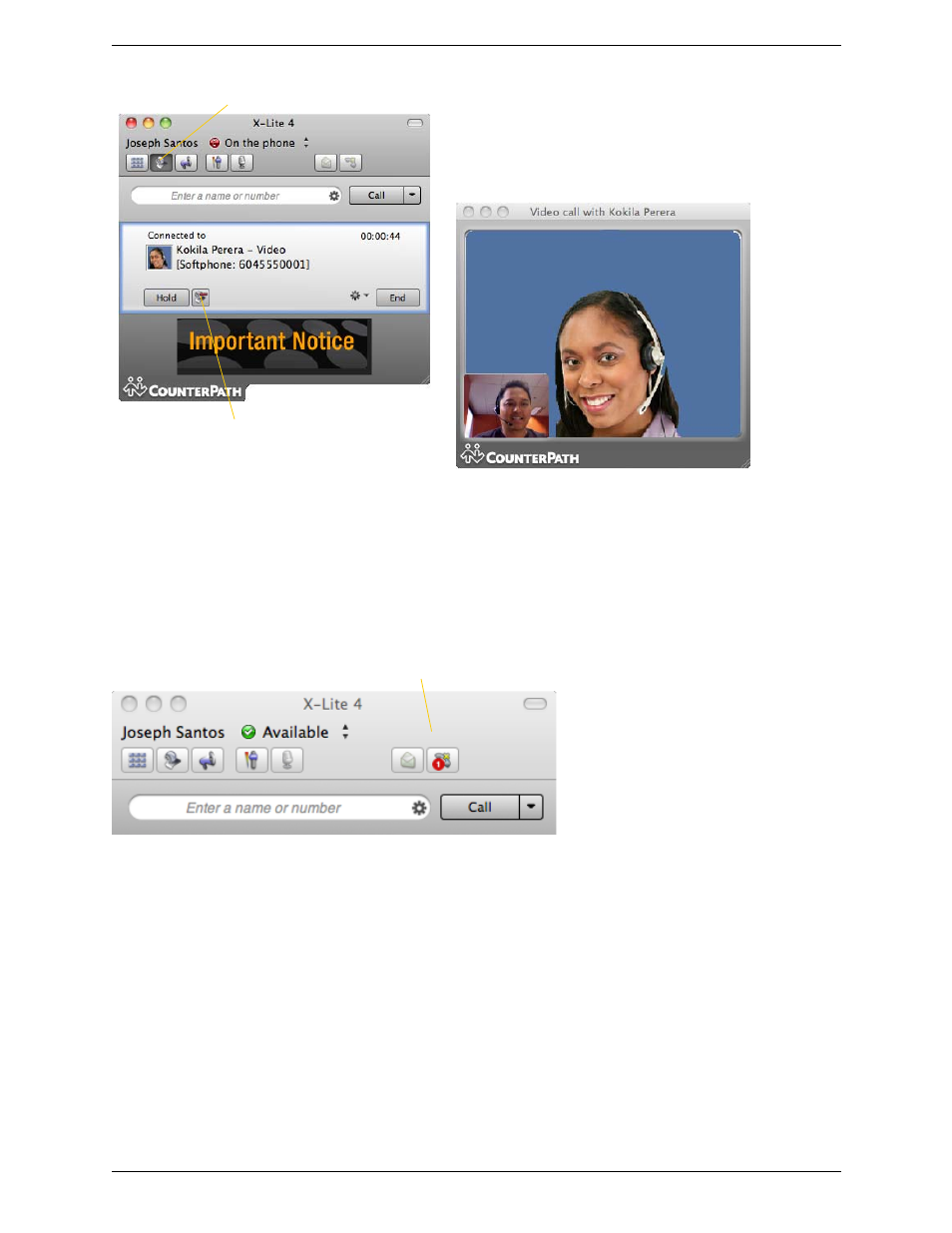 6 voicemail, Voicemail | CounterPath X-Lite 4 for Mac User Guide User Manual | Page 18 / 58