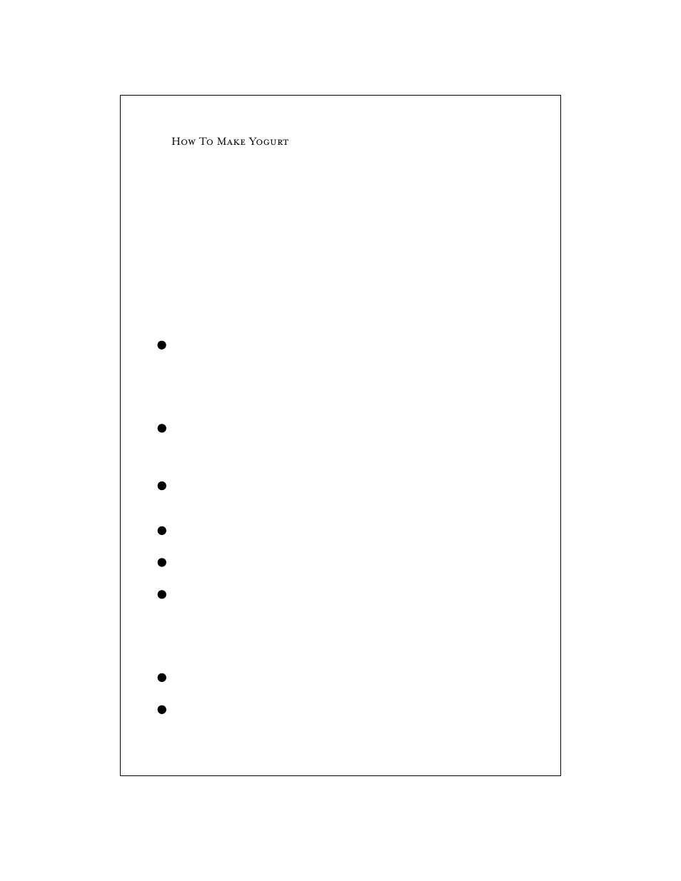 How to make yogurt | Cuisipro 83-7418 Donvier Electronic Yogurt Maker User Manual | Page 4 / 9