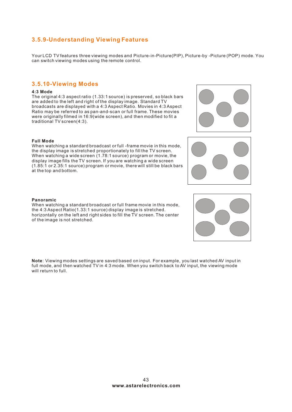 Т³гж 43 | ASTAR ASTAR 27''HDTV User Manual | Page 43 / 52