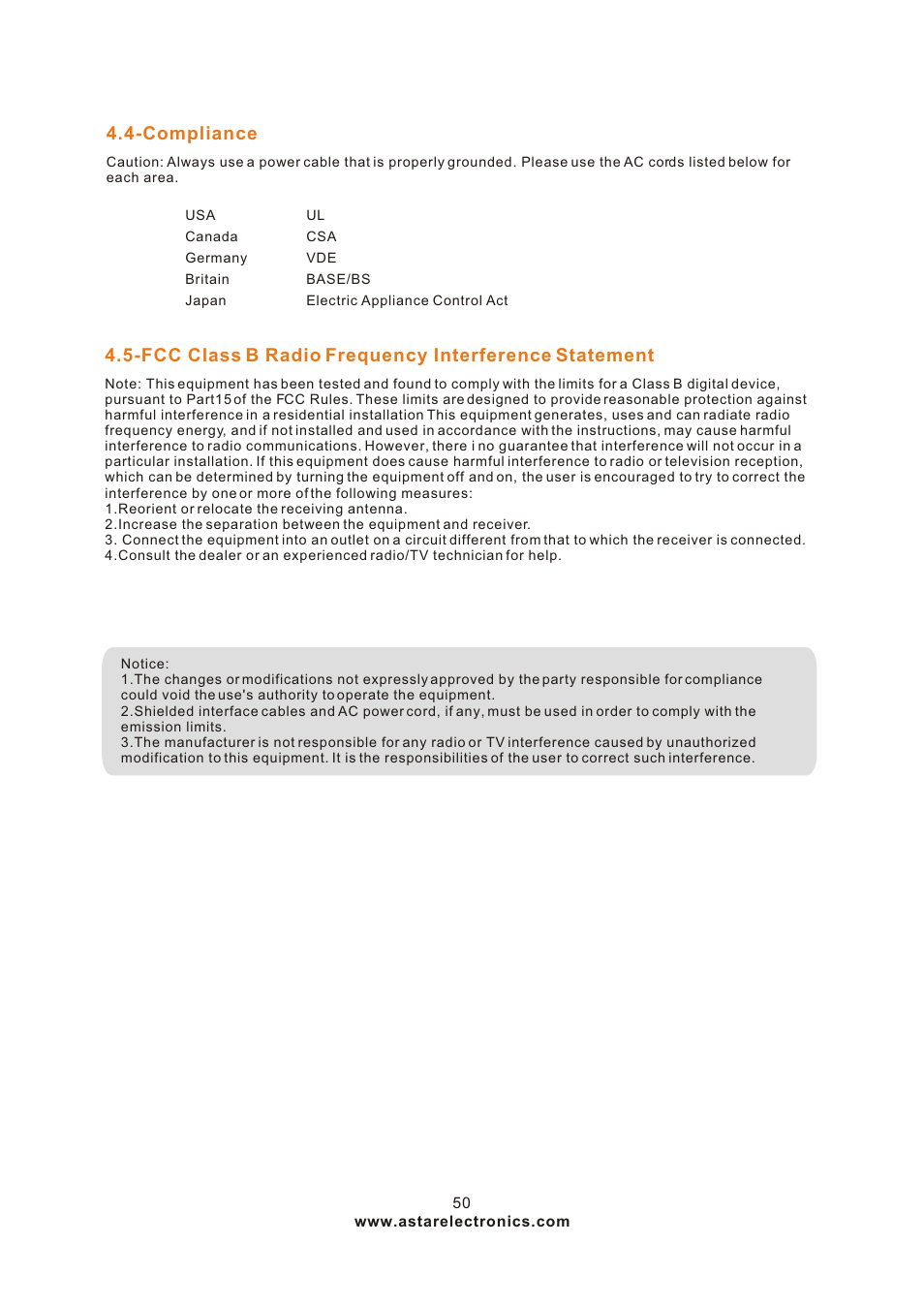 Т³гж 50 | ASTAR ASTAR 27''HDTV User Manual | Page 50 / 52