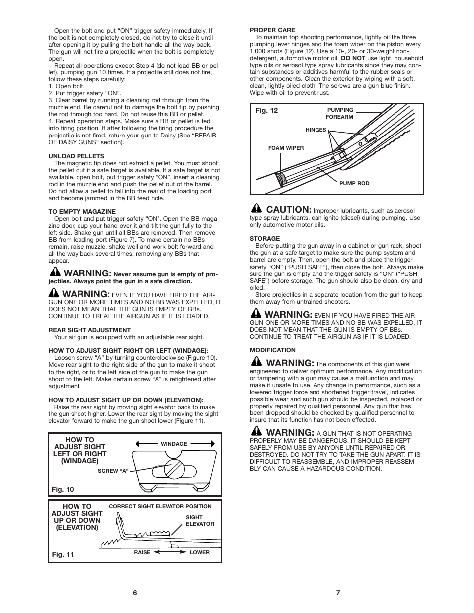Warning, Caution | Daisy PowerLine 901 User Manual | Page 4 / 7