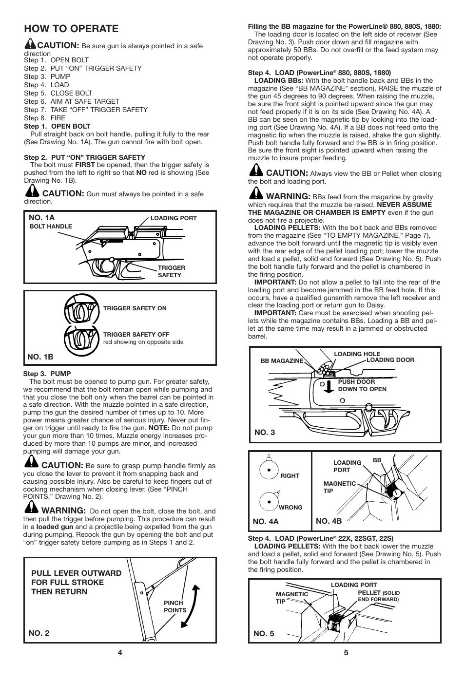How to operate | Daisy PowerLine 880 User Manual | Page 3 / 8