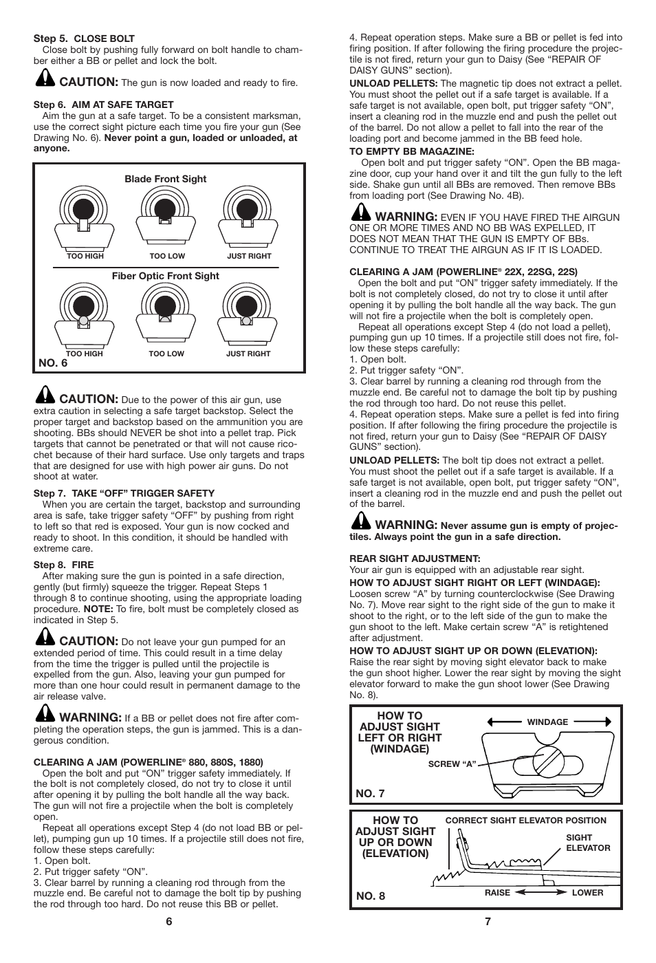Daisy PowerLine 880 User Manual | Page 4 / 8