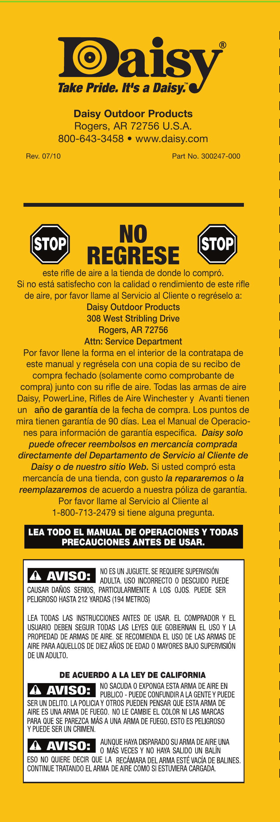 Daisy 9938K Red Ryder Kit User Manual | 36 pages