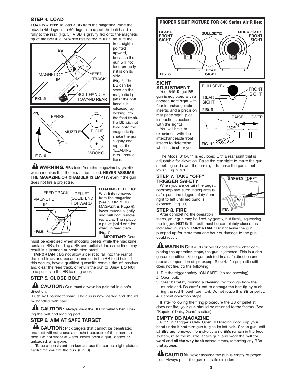 Daisy 840B Black Grizzly User Manual | Page 3 / 8