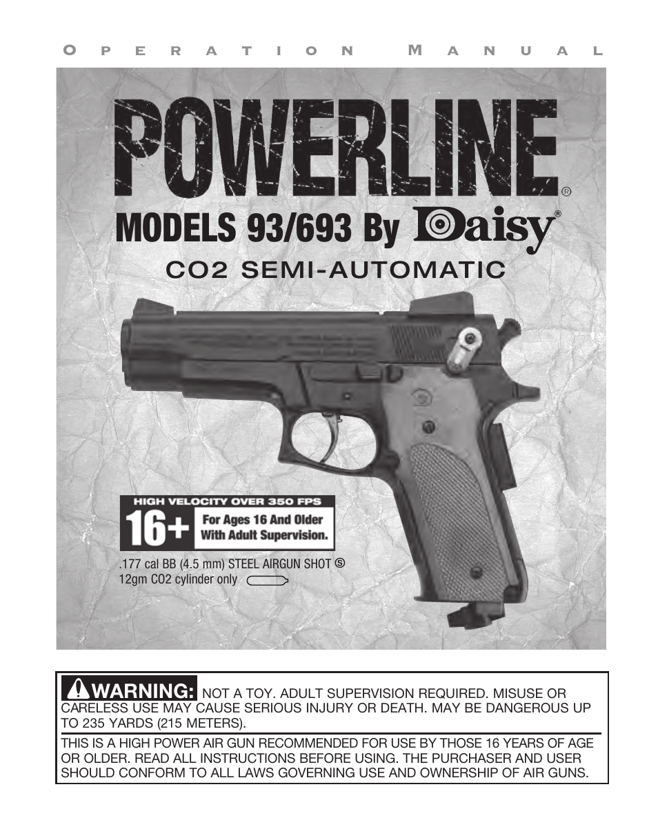 Daisy PowerLine 693 User Manual | 13 pages