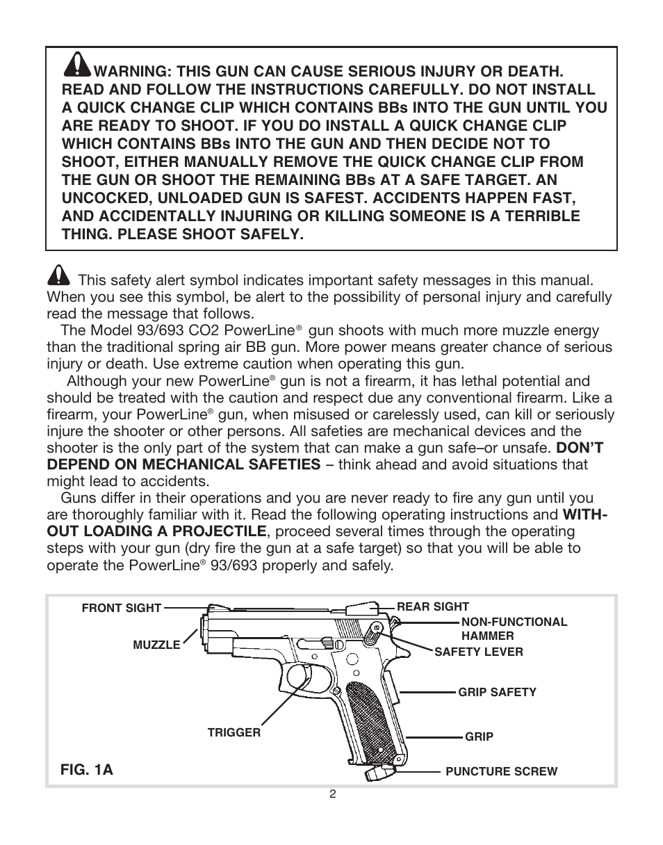 Daisy PowerLine 693 User Manual | Page 2 / 13