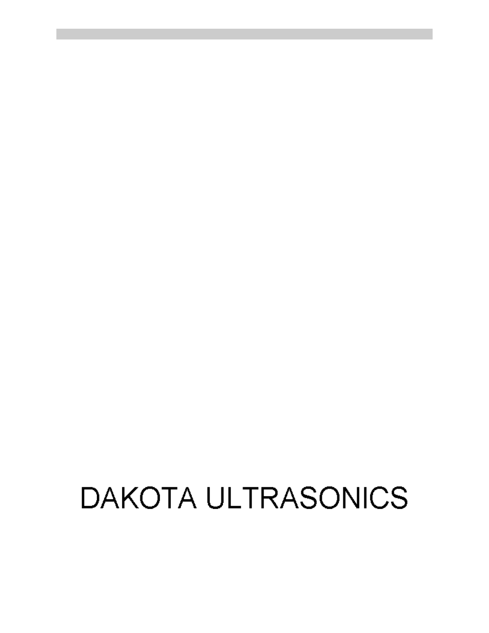 Dakota Ultrasonics MX-5 DL User Manual | Page 2 / 48