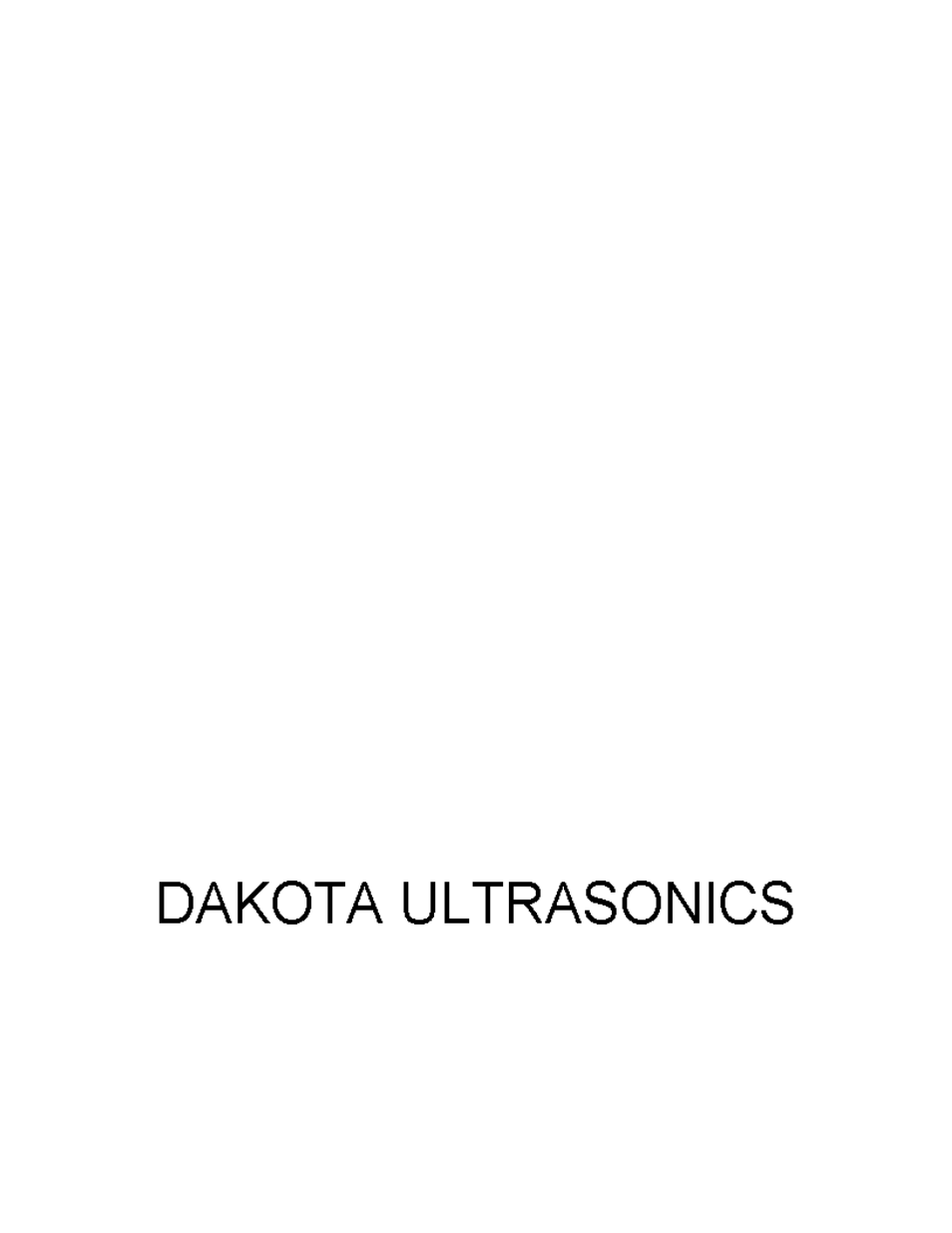 Dakota Ultrasonics MMX-6 User Manual | Page 2 / 42