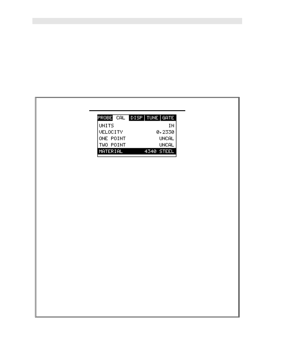 Basic material type, Selecting a basic material type | Dakota Ultrasonics MVX User Manual | Page 12 / 120