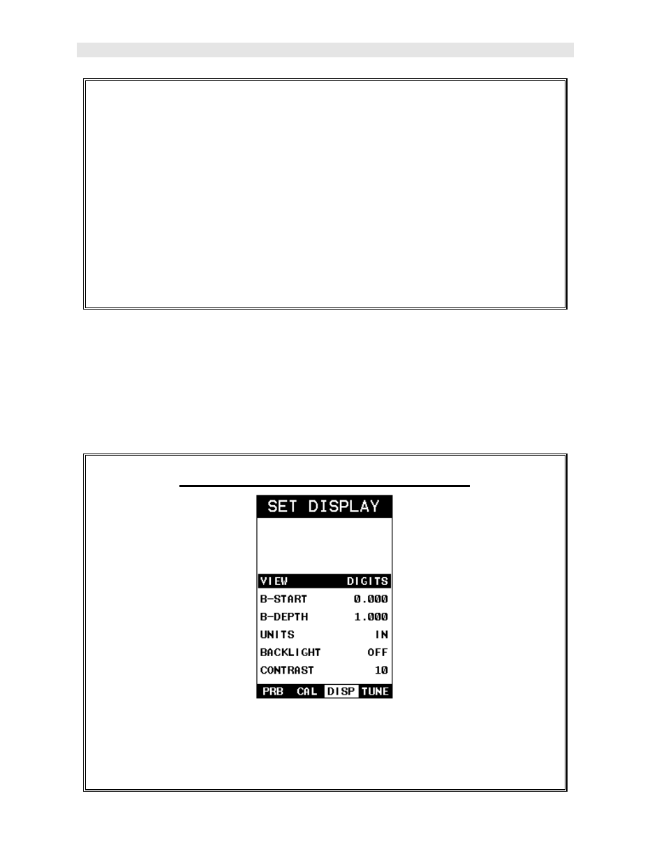 7 measure, Selecting the measurement view option | Dakota Ultrasonics CMX User Manual | Page 22 / 107