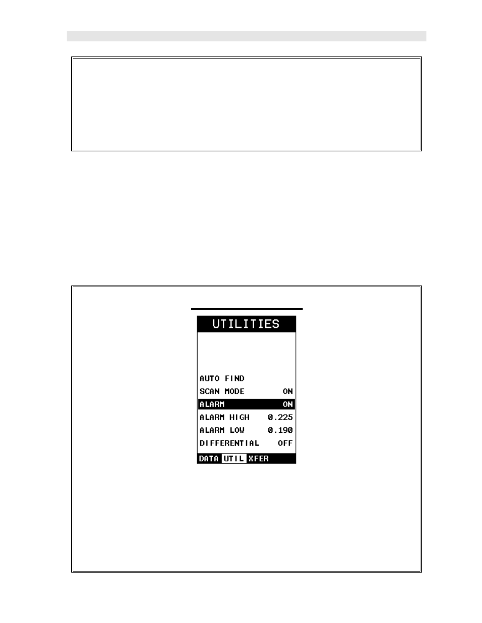 3 alarm mode, Toggle alarm (on/off) | Dakota Ultrasonics CMX DL plus User Manual | Page 115 / 178