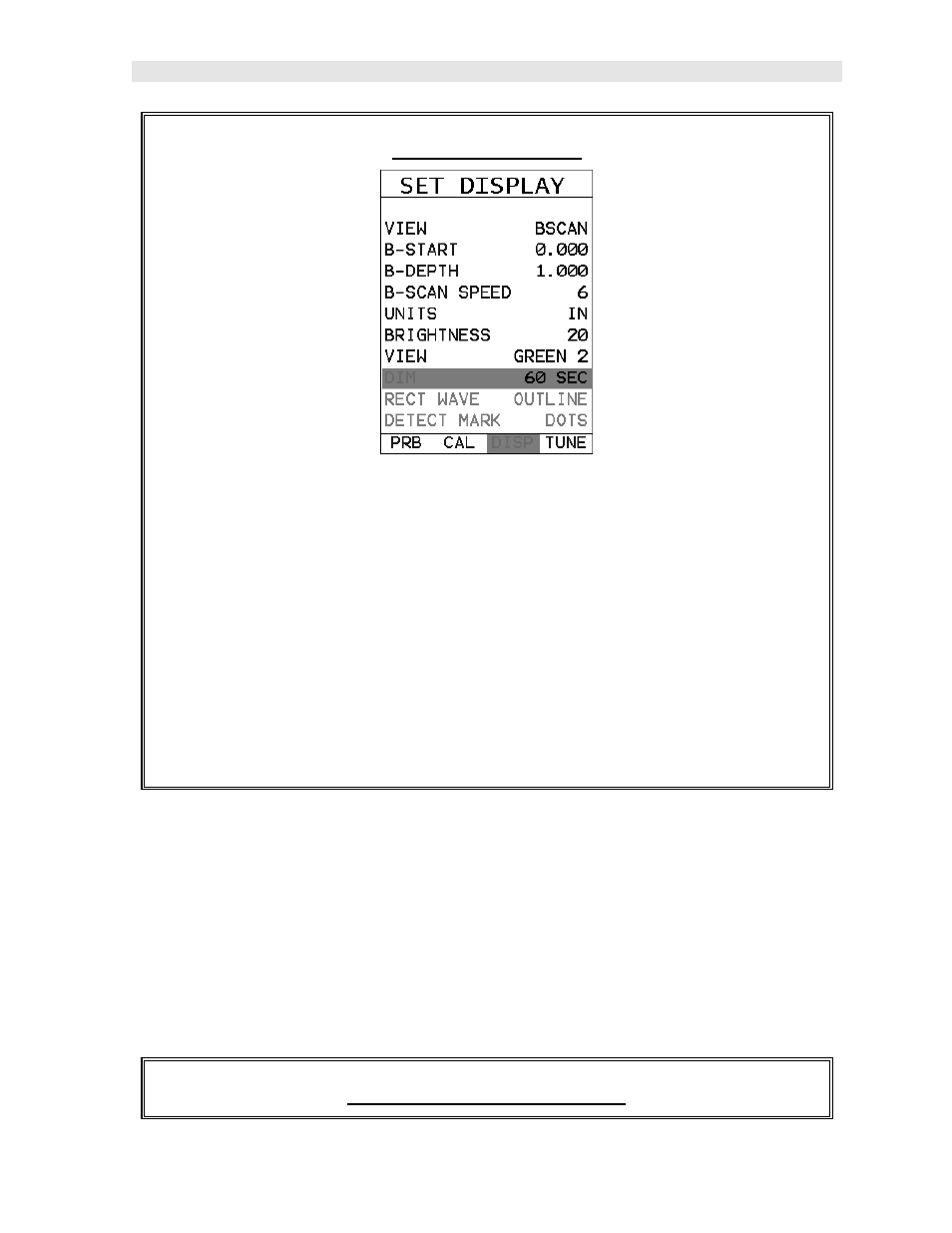 Setting a dim time, 8 damping (color version only), Setting the damping value | Dakota Ultrasonics CMX DL plus User Manual | Page 123 / 178