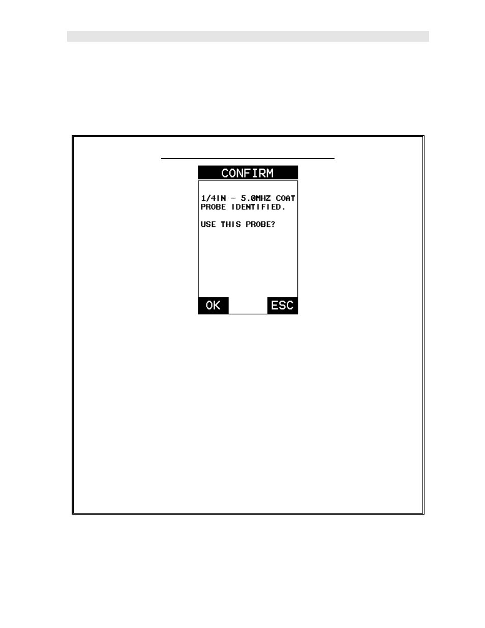 2 auto probe recognition, Probe automatically recognized | Dakota Ultrasonics CMX DL plus User Manual | Page 9 / 178